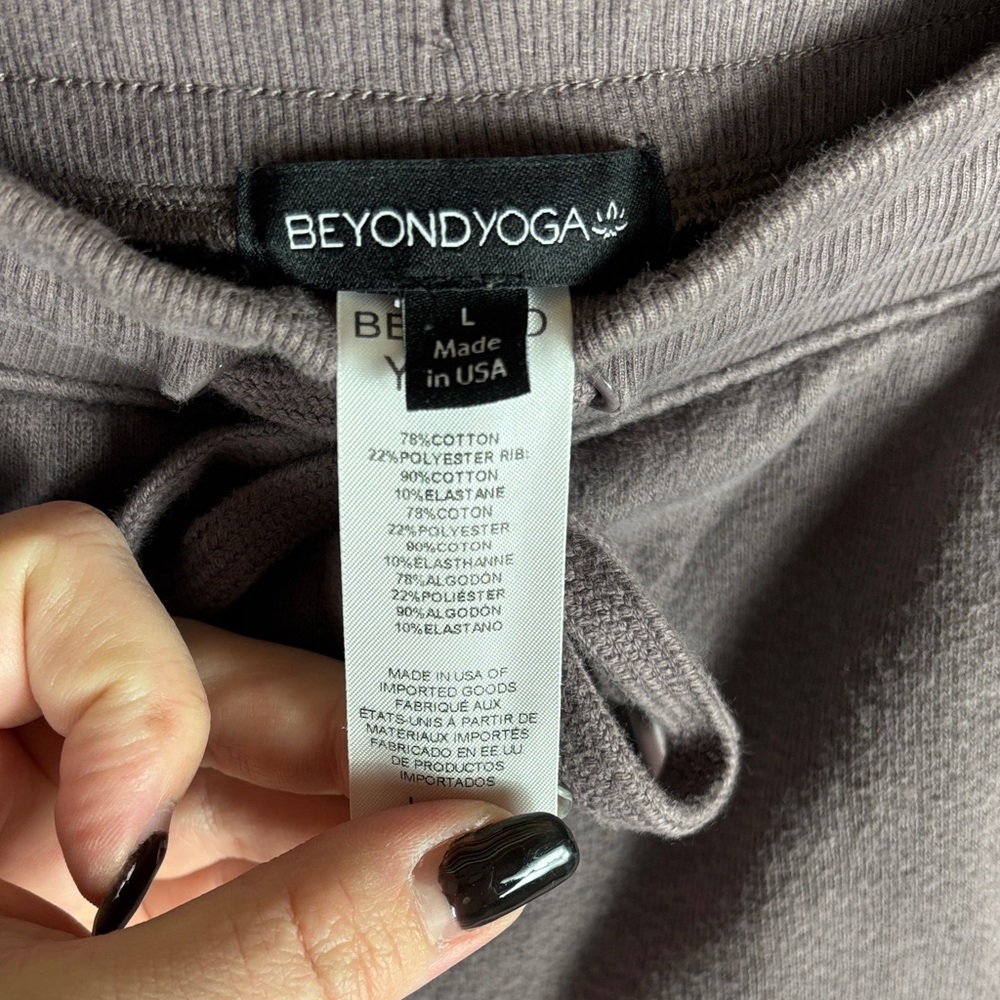 Beyond Yoga > Gray Mauve Joggers Large - Picture 6 of 7